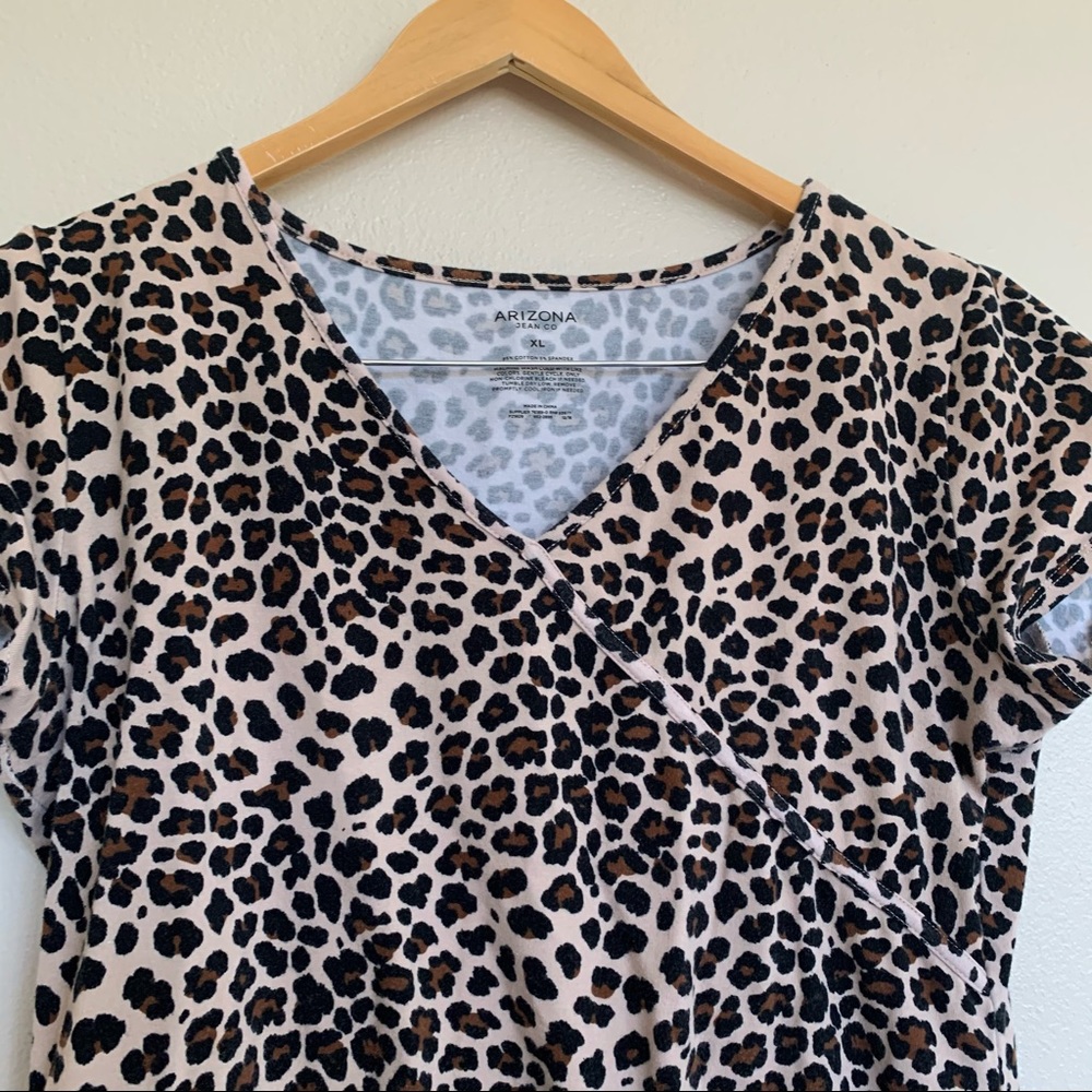 Arizona Jean Co Leopard Animal Print Bodysuit XL - Picture 3 of 7